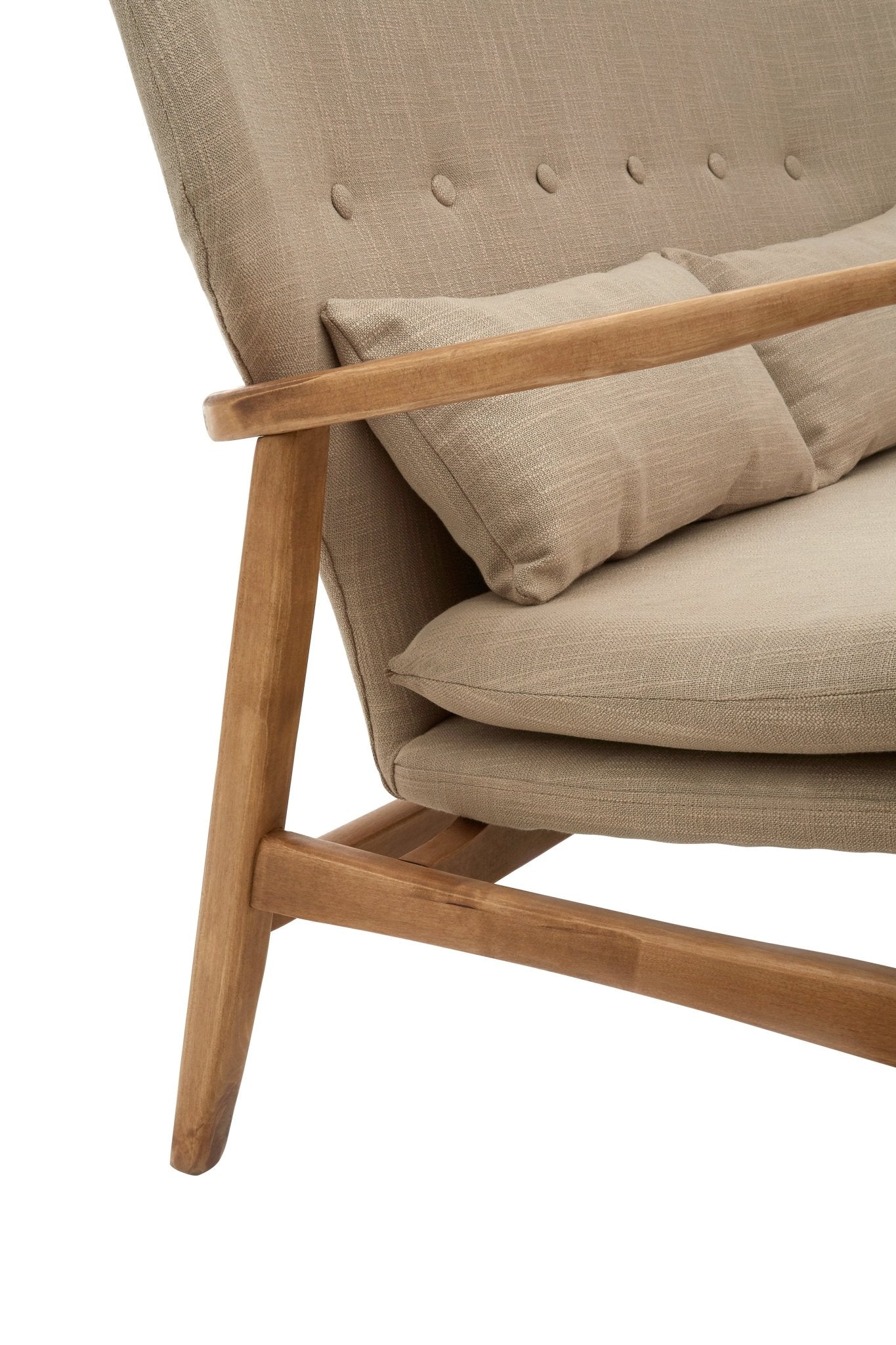 Pelle Birch Wood Frame 2 Seat Sofa - Skandi London