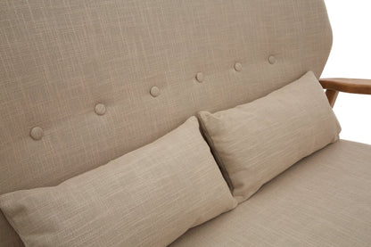 Pelle Birch Wood Frame 2 Seat Sofa - Skandi London