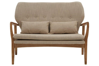 Pelle Birch Wood Frame 2 Seat Sofa - Skandi London
