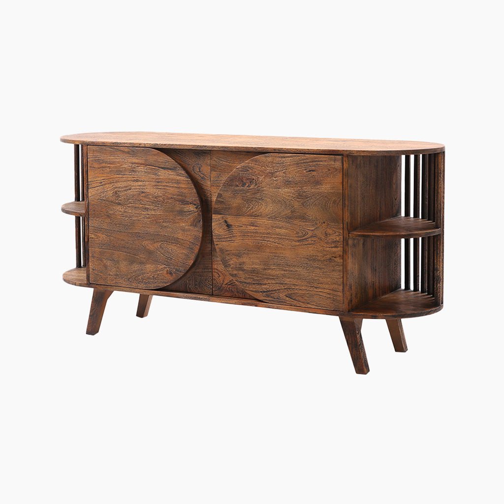 Trafalgar Two Door Wooden Cabinet - Skandi London