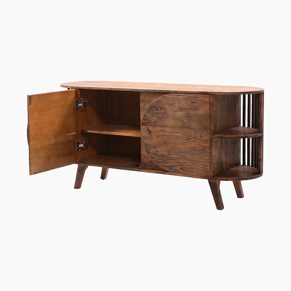 Trafalgar Two Door Wooden Cabinet - Skandi London