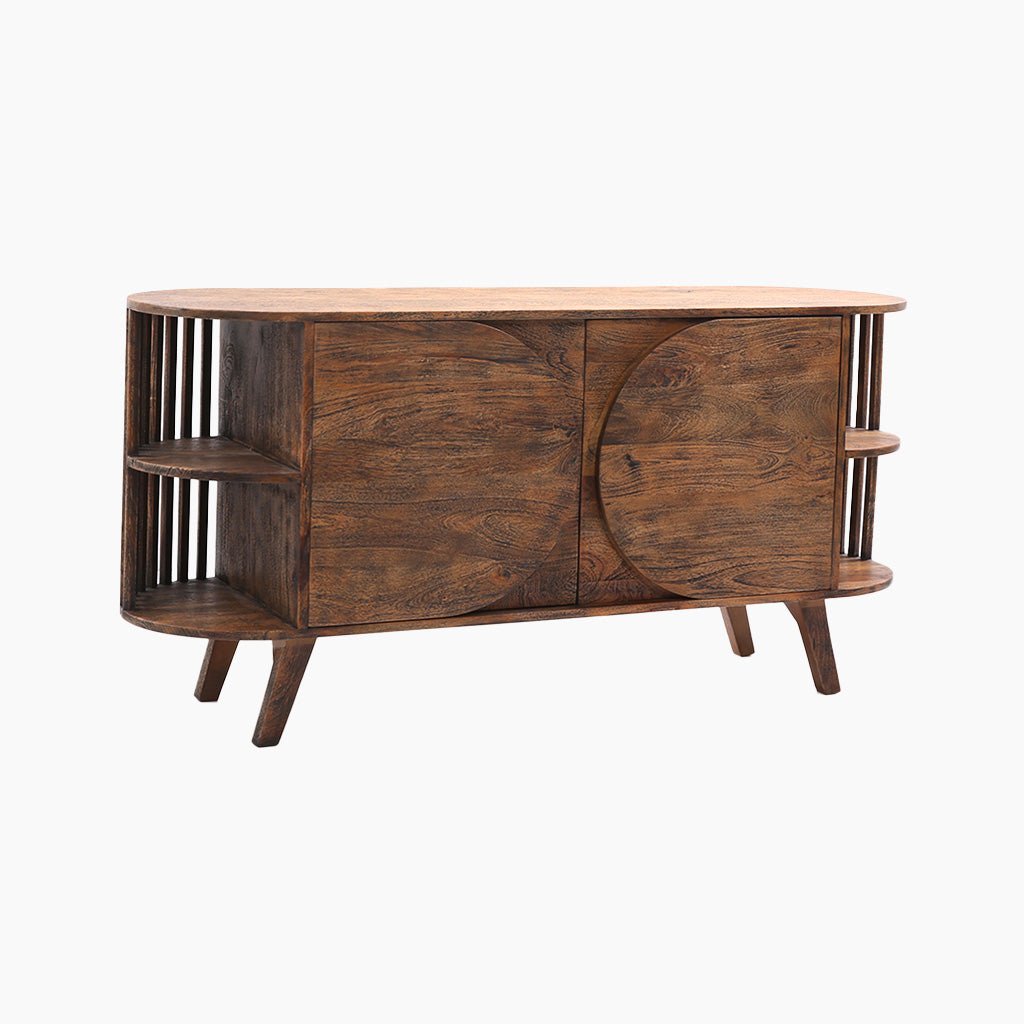 Trafalgar Two Door Wooden Cabinet - Skandi London