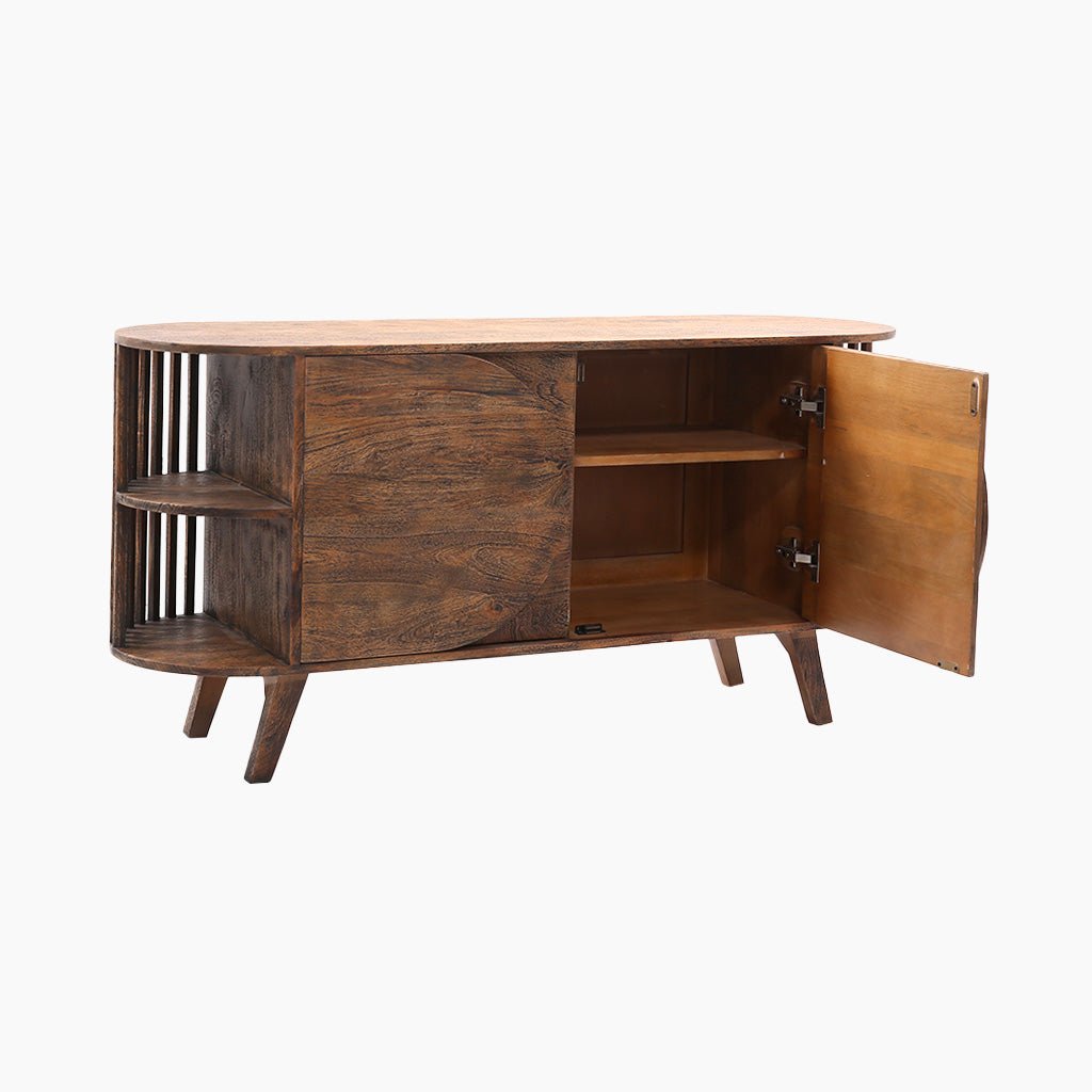Trafalgar Two Door Wooden Cabinet - Skandi London
