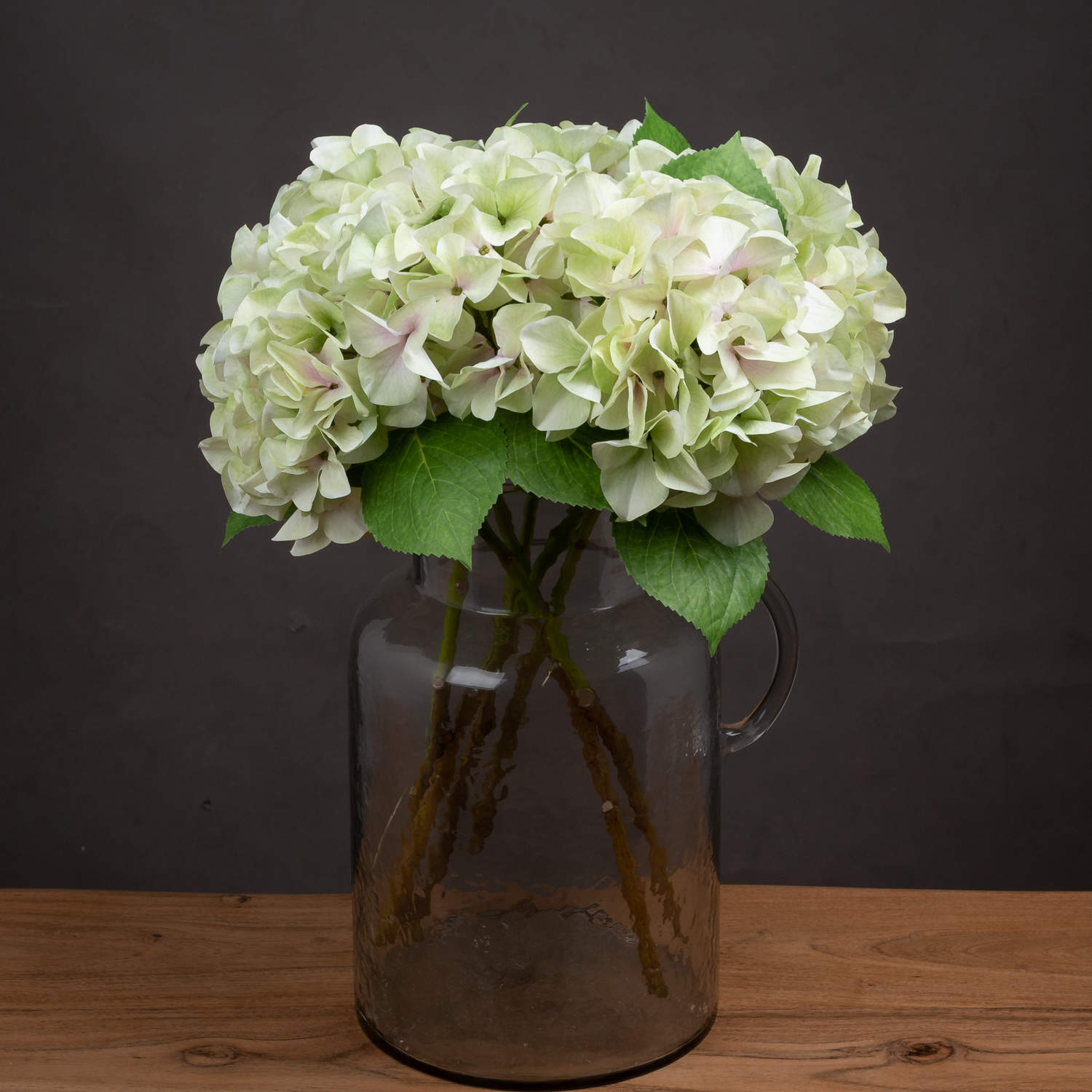Skandi London Shabby Green Single Hydrangea - Skandi London