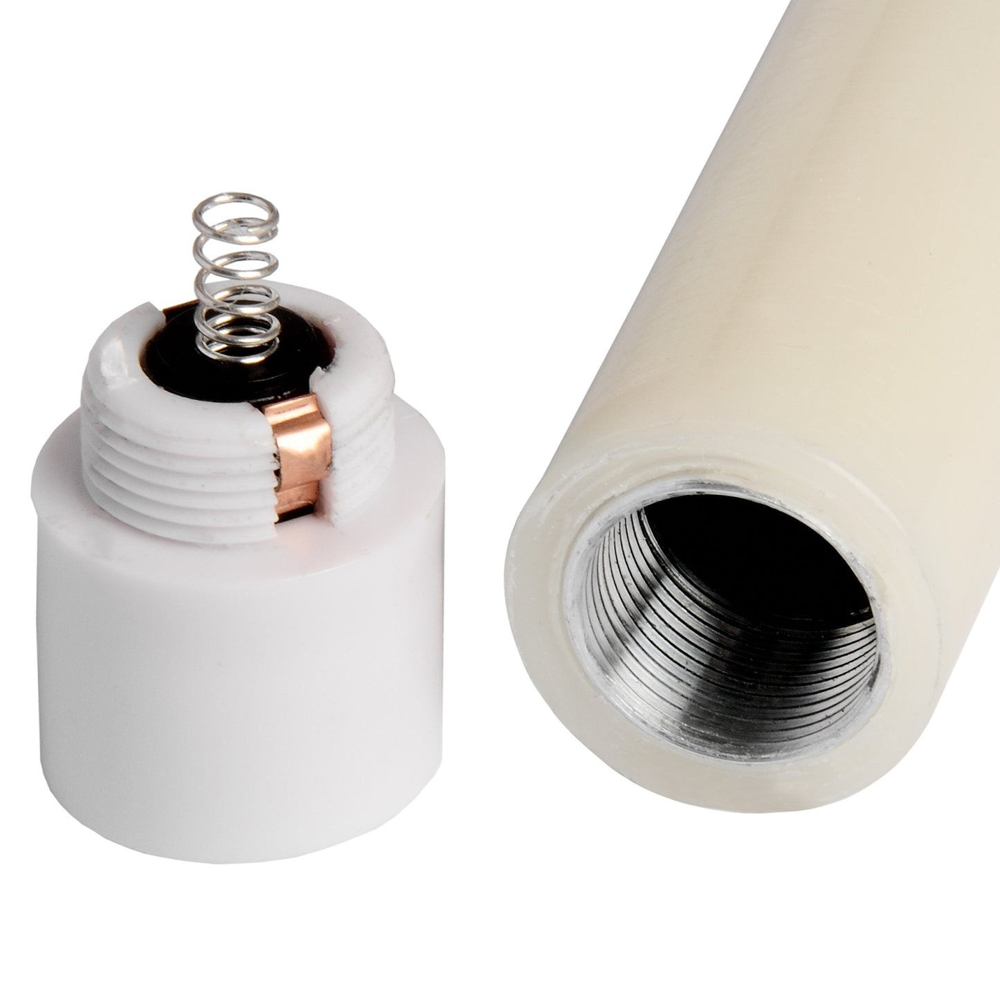 Luksus Collection Natural Glow S/ 2 Ivory LED Dinner Candles