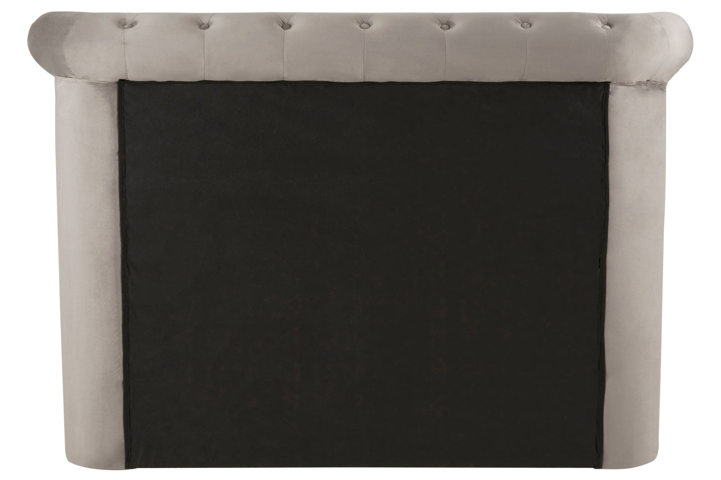 Darby Steel Velvet Double Ottoman Bed - Skandi London