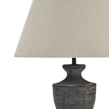 Kempele Urn Wooden Table Lamp - Skandi London
