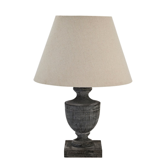 Kempele Urn Wooden Table Lamp - Skandi London
