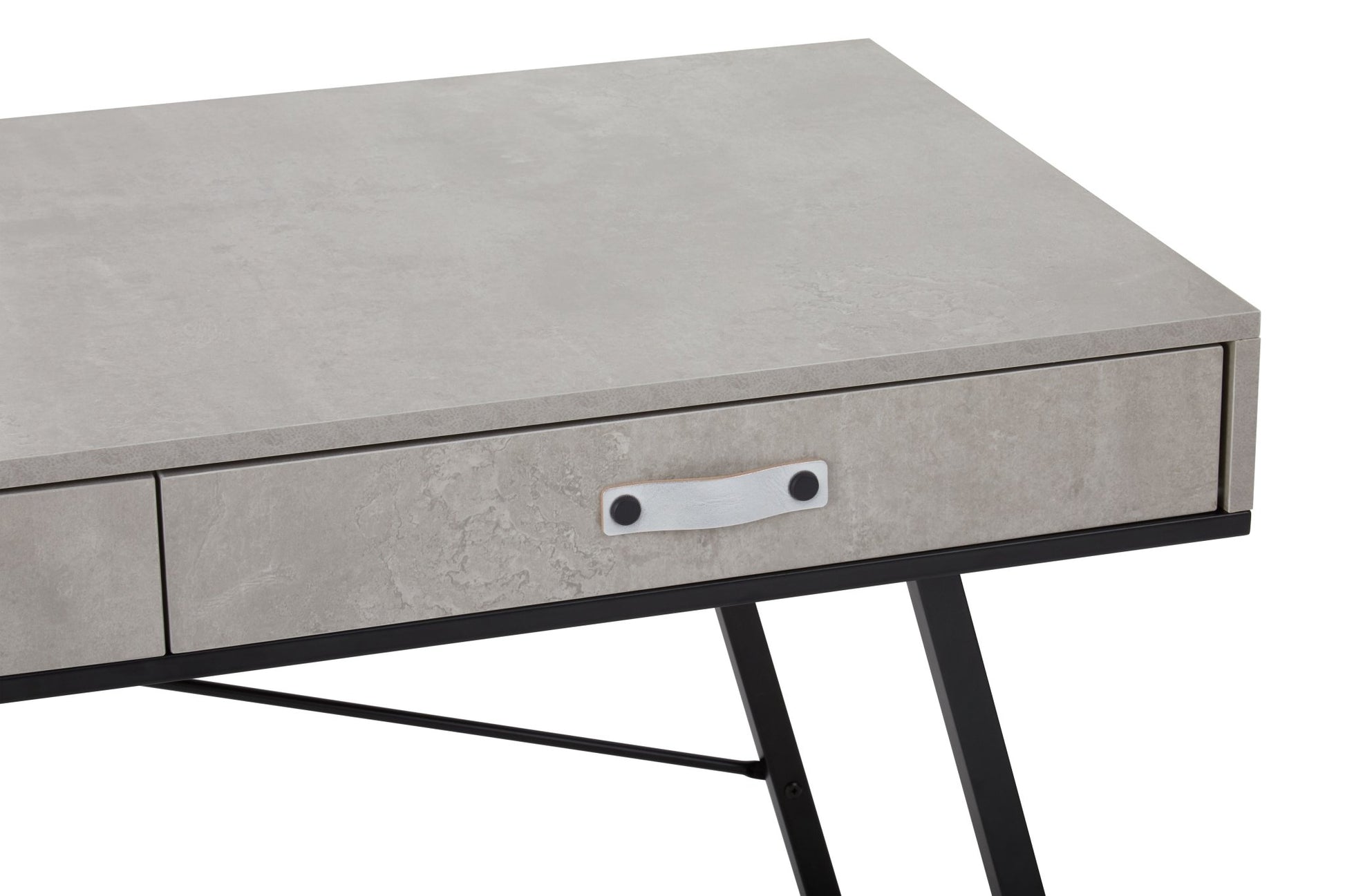 Birgitta Concrete Veneer Desk - Skandi London