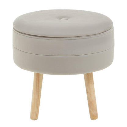 Gunhilda Mink Velvet Stool - Skandi London