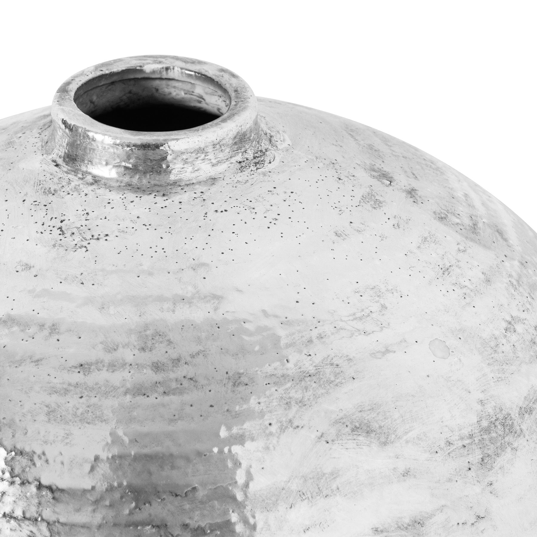 Skandi London Large Hammered Silver Astral Vase - Skandi London