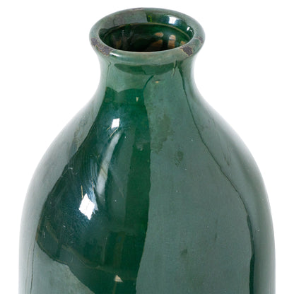 Kajaani Emerald Glazed Gisela Vase - Skandi London