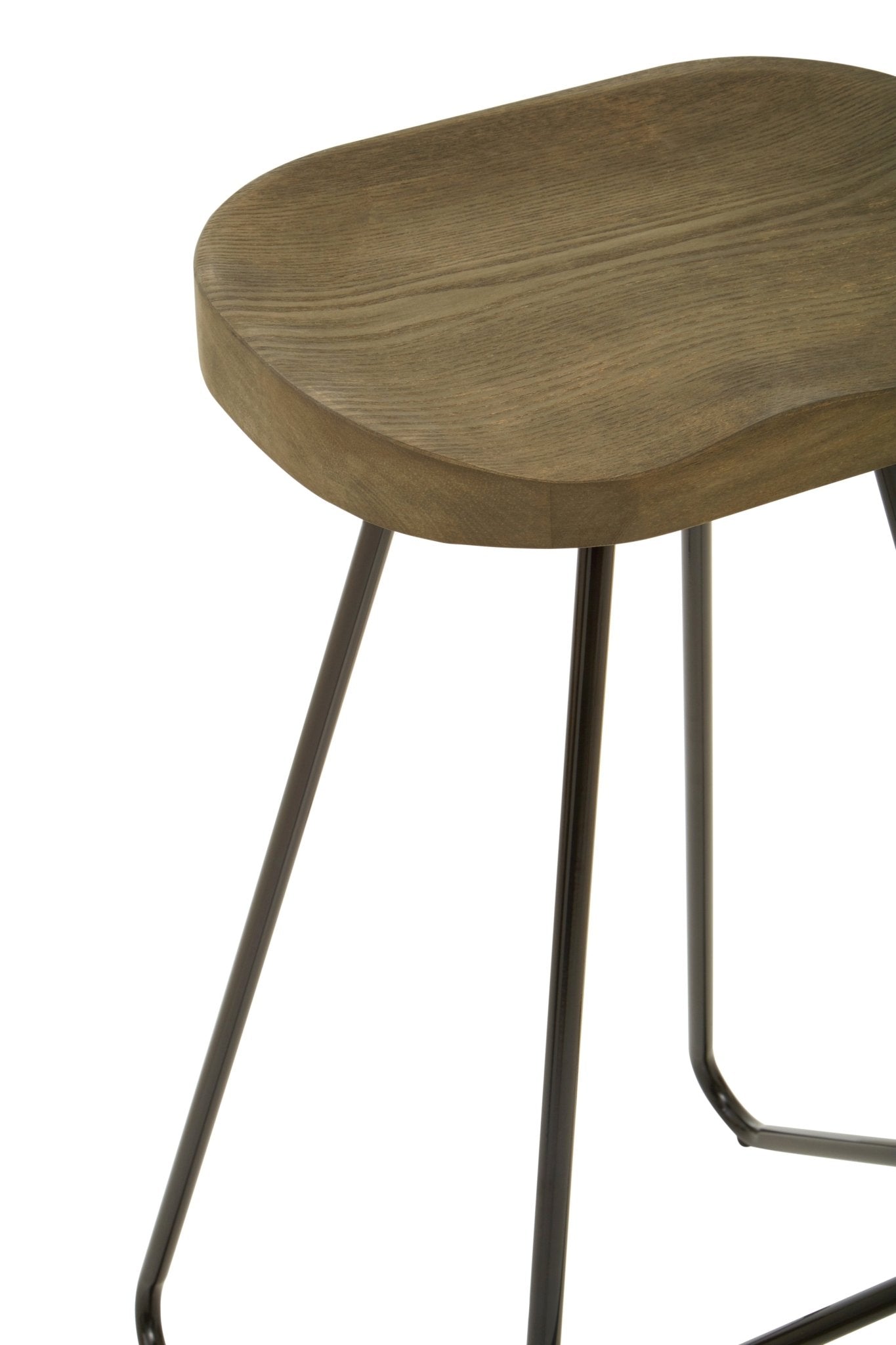 Dahlia Elm Wood Bar Stool - Skandi London