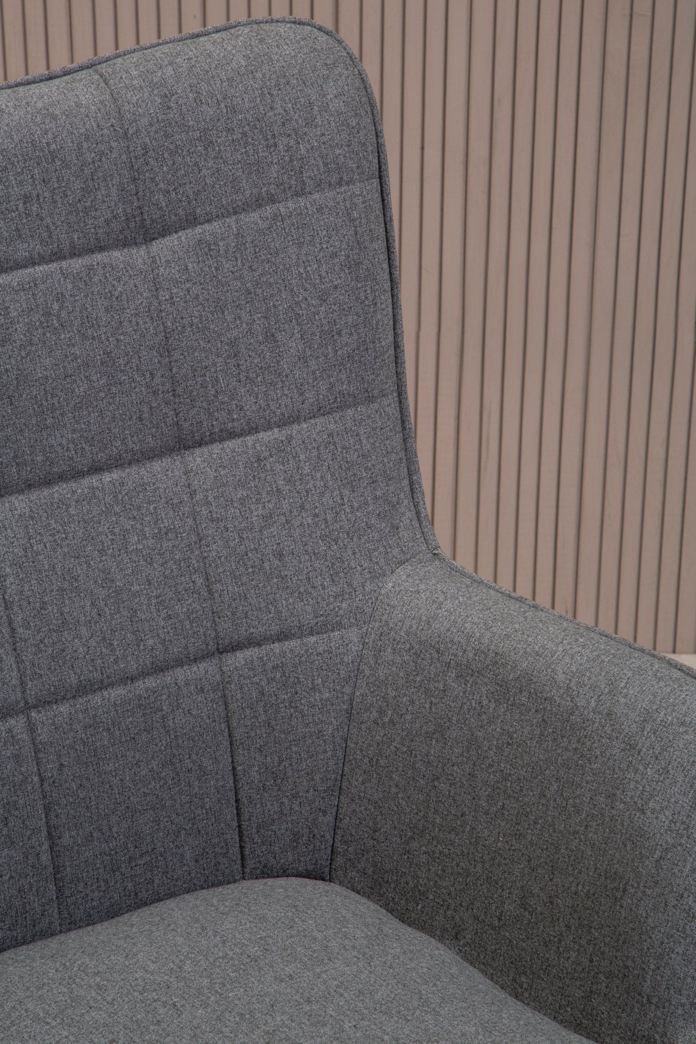 Pelle Grey Fabric Armchair - Skandi London