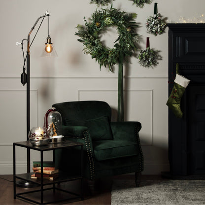 Lund Noel Collection Snowy Standing Wooden Tree - Skandi London