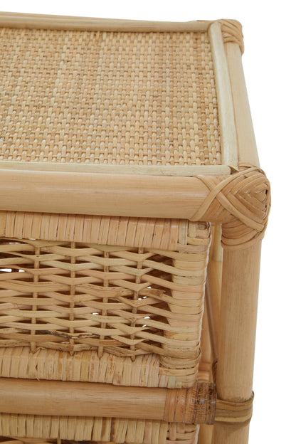 Kai Rattan Six Drawer Chest - Skandi London