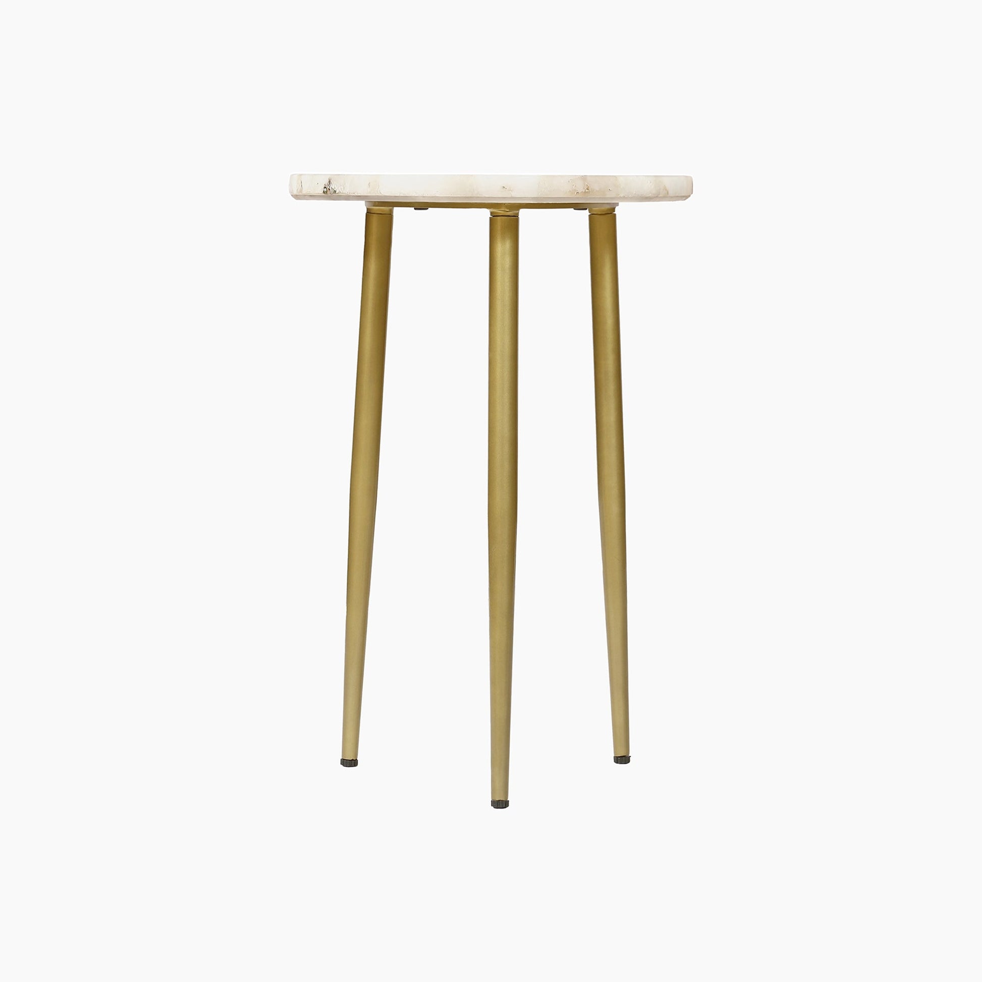 St James White Agate End Table - Skandi London