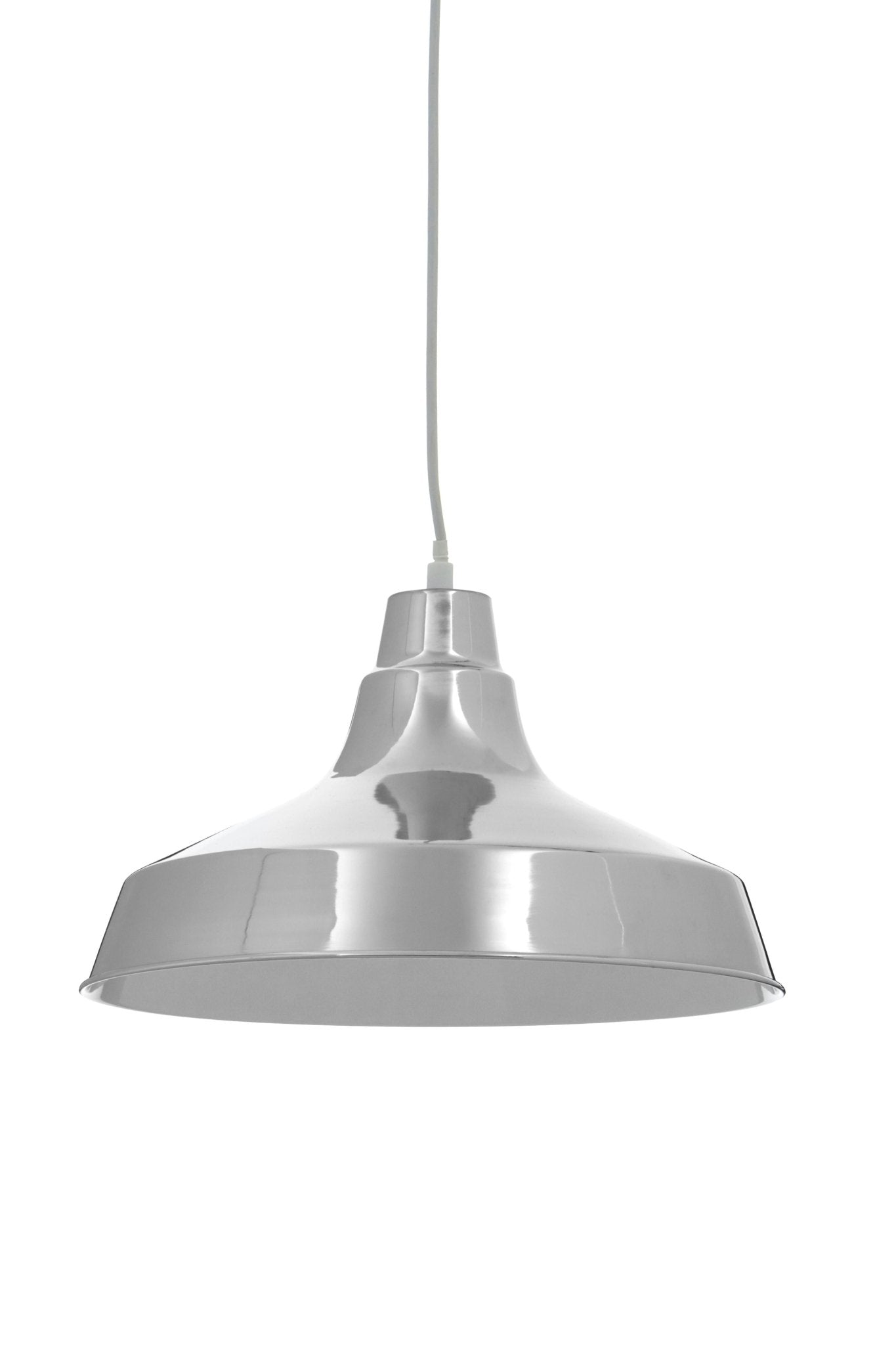 Bjornson Chrome Metal Pendant Light - Skandi London