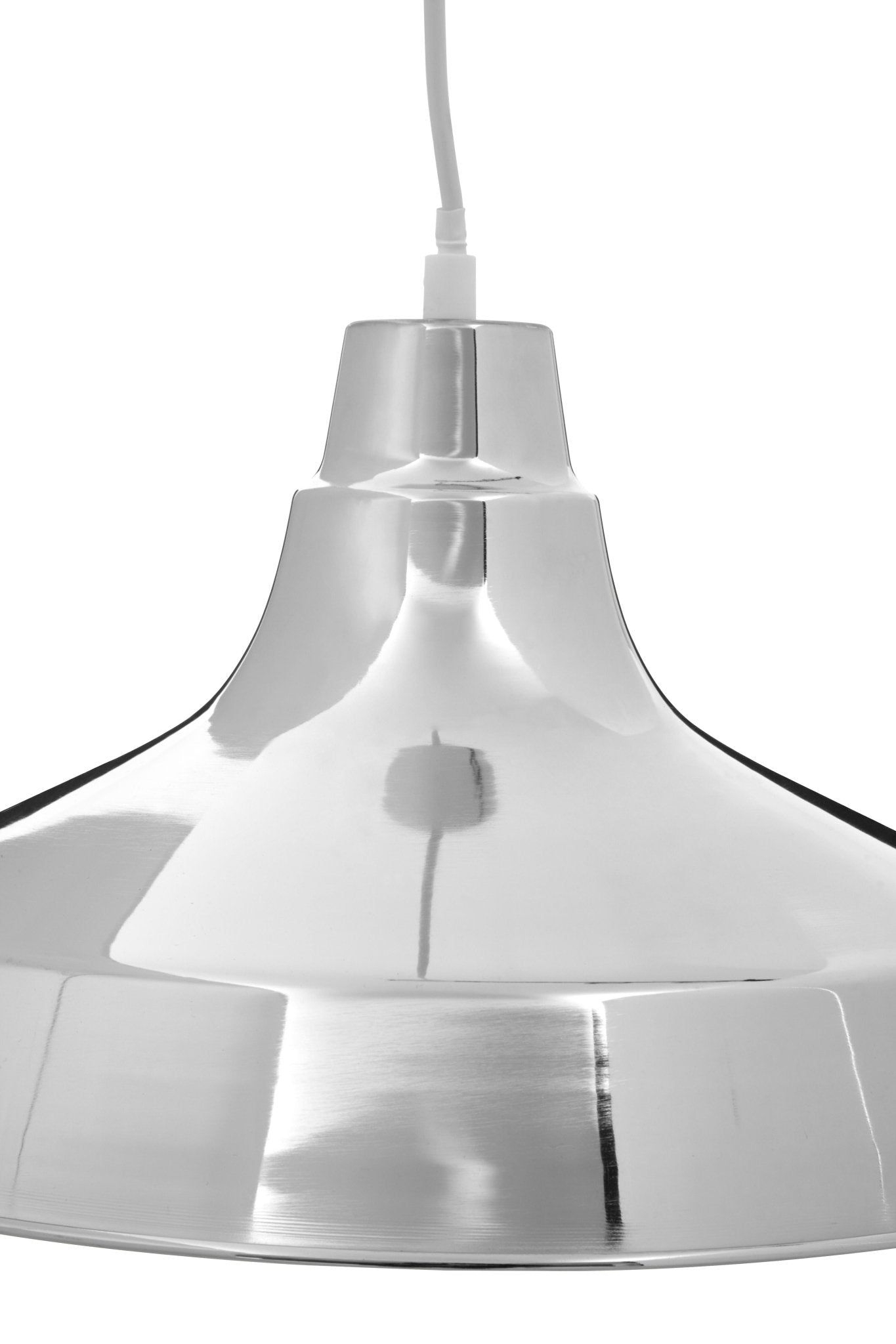 Bjornson Chrome Metal Pendant Light - Skandi London