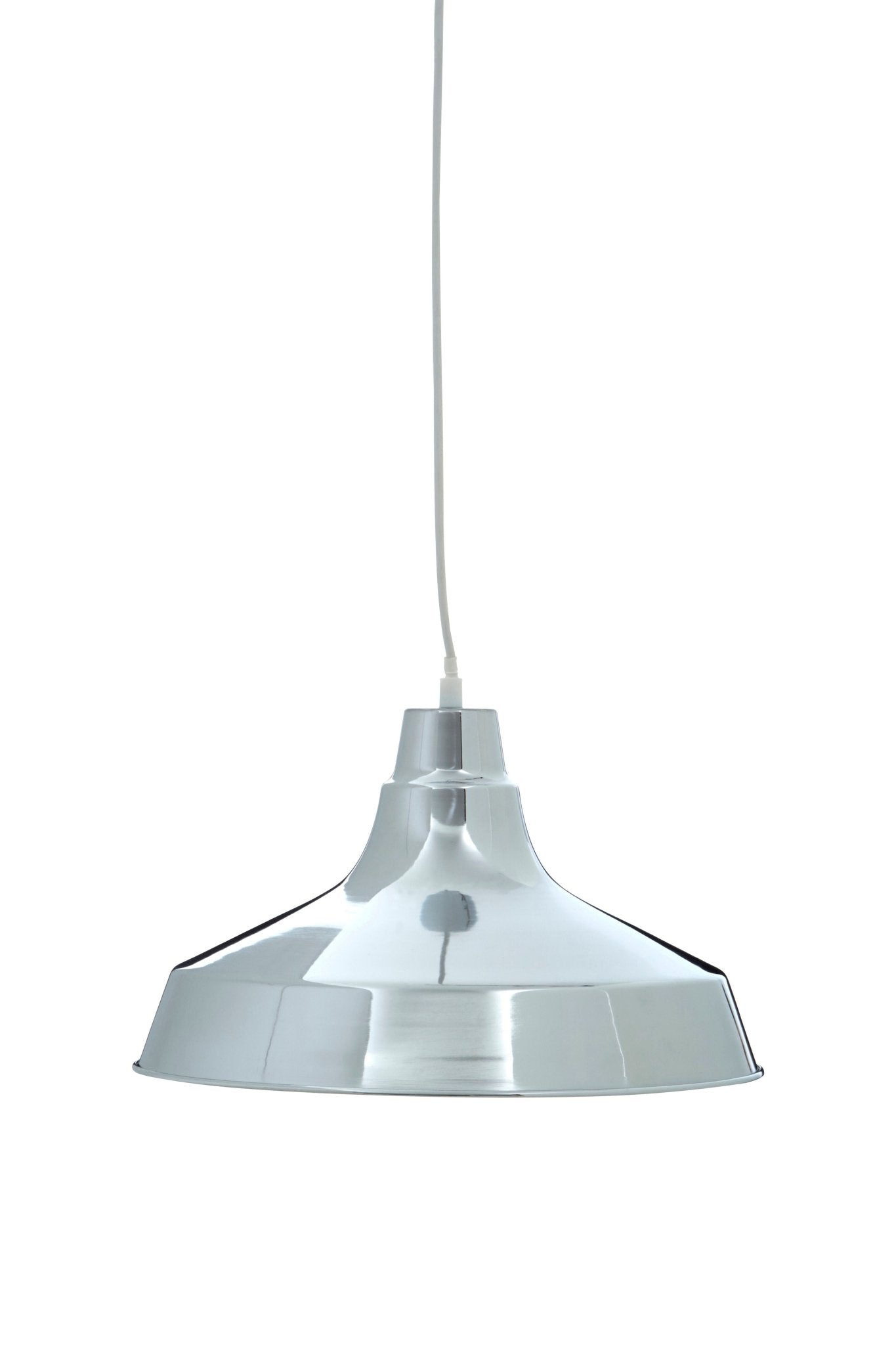 Bjornson Chrome Metal Pendant Light - Skandi London