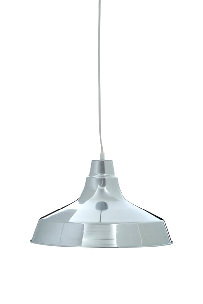 Bjornson Chrome Metal Pendant Light - Skandi London