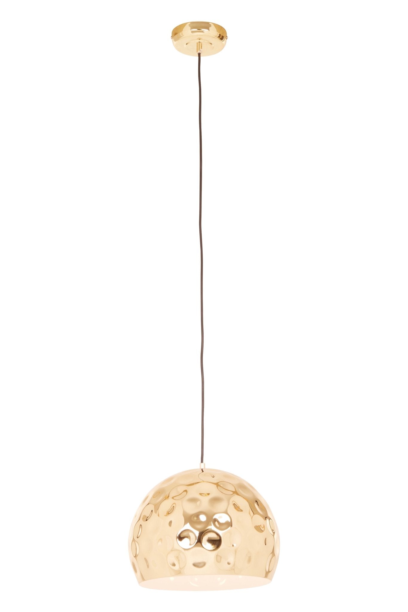 Idony Gold Finish Dome Pendant Light - Skandi London