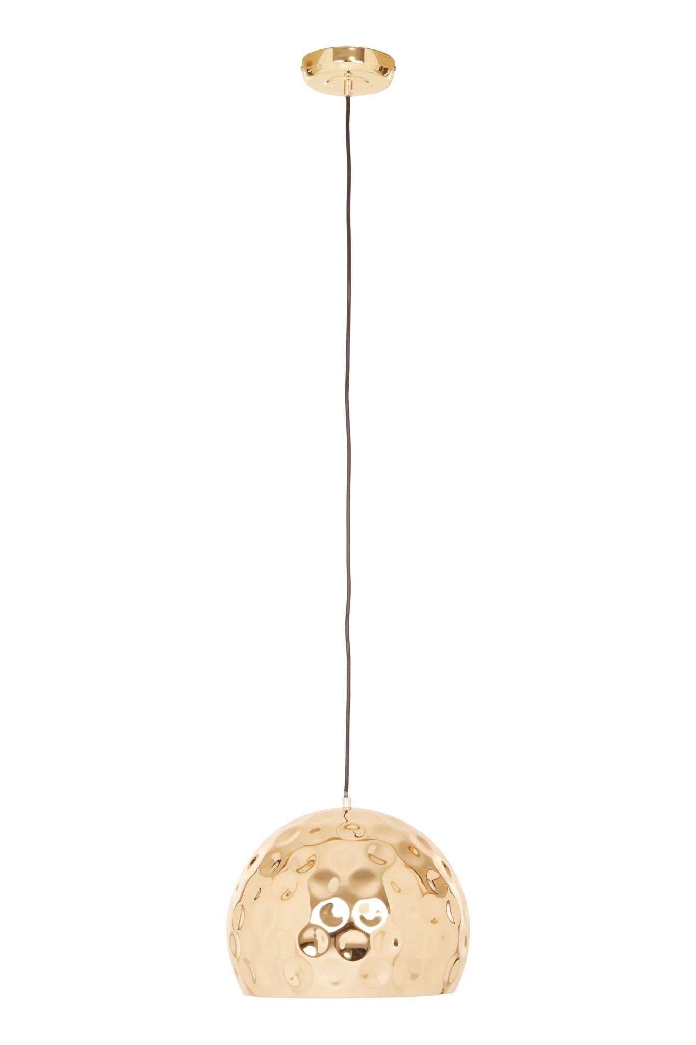 Idony Gold Finish Dome Pendant Light - Skandi London