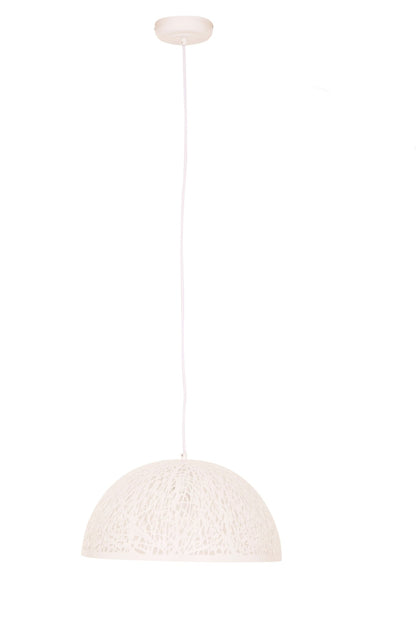 Inga Large White Pendant Light - Skandi London
