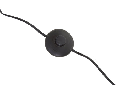 Isak Black And Gold Floor Lamp - Skandi London