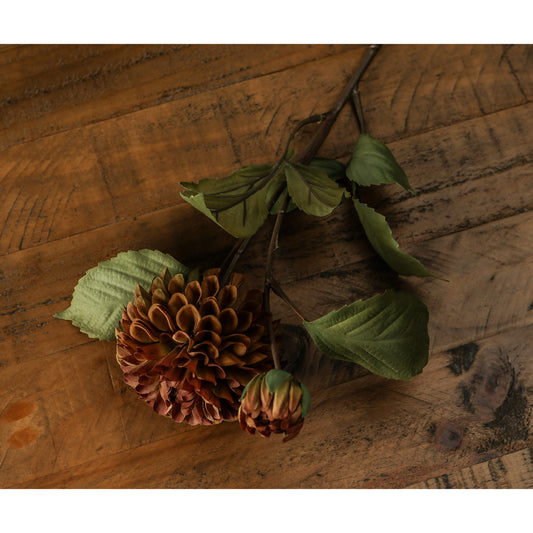 Skandi London Deep Mustard Dahlia Stem - Skandi London