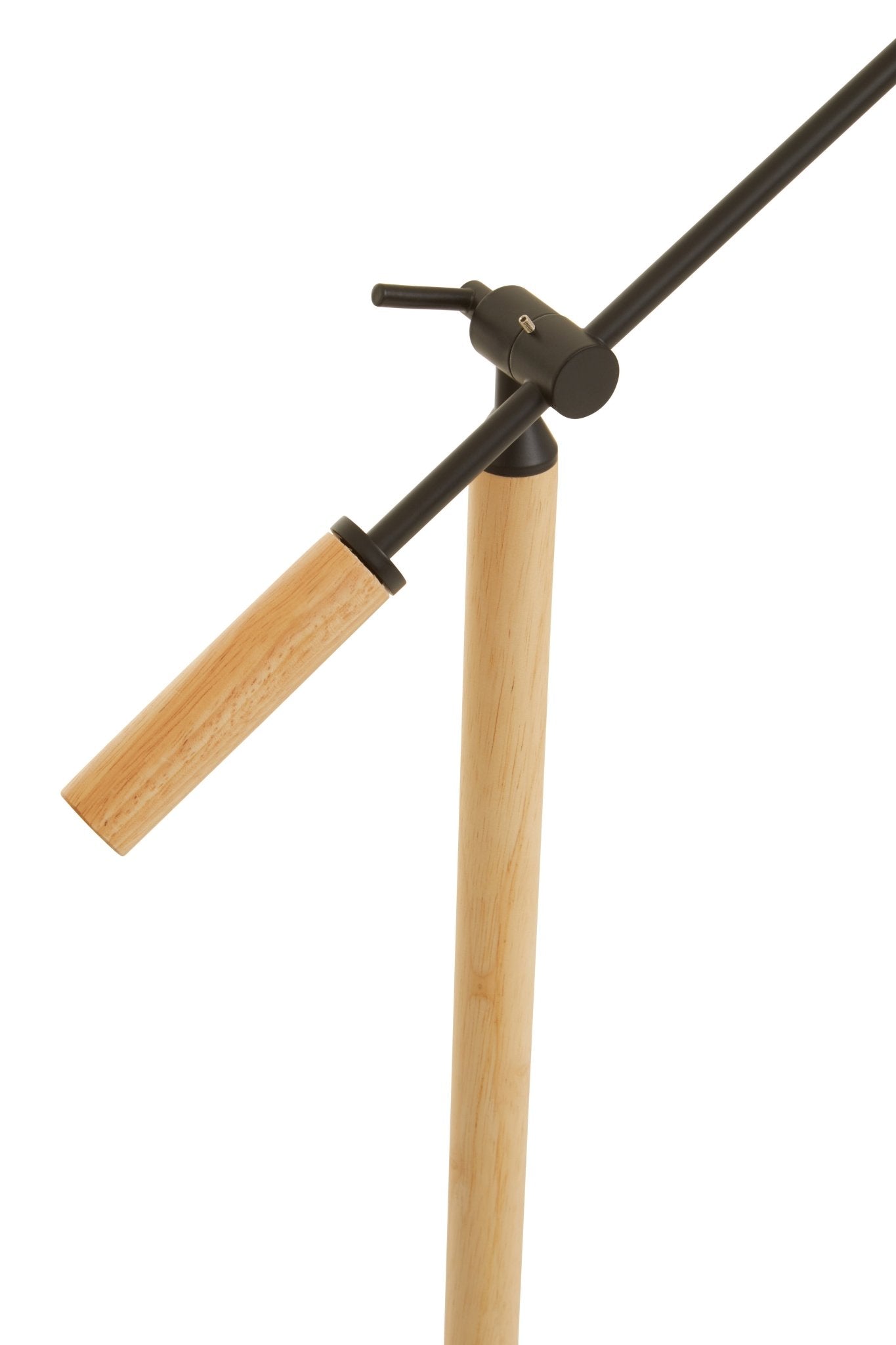 Pelle Matte Black Floor Lamp - Skandi London