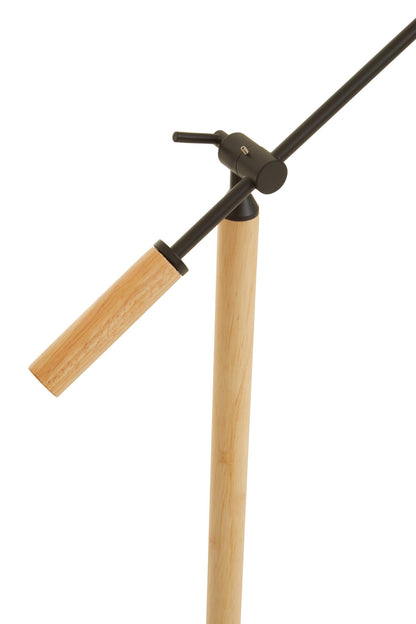 Pelle Matte Black Floor Lamp - Skandi London