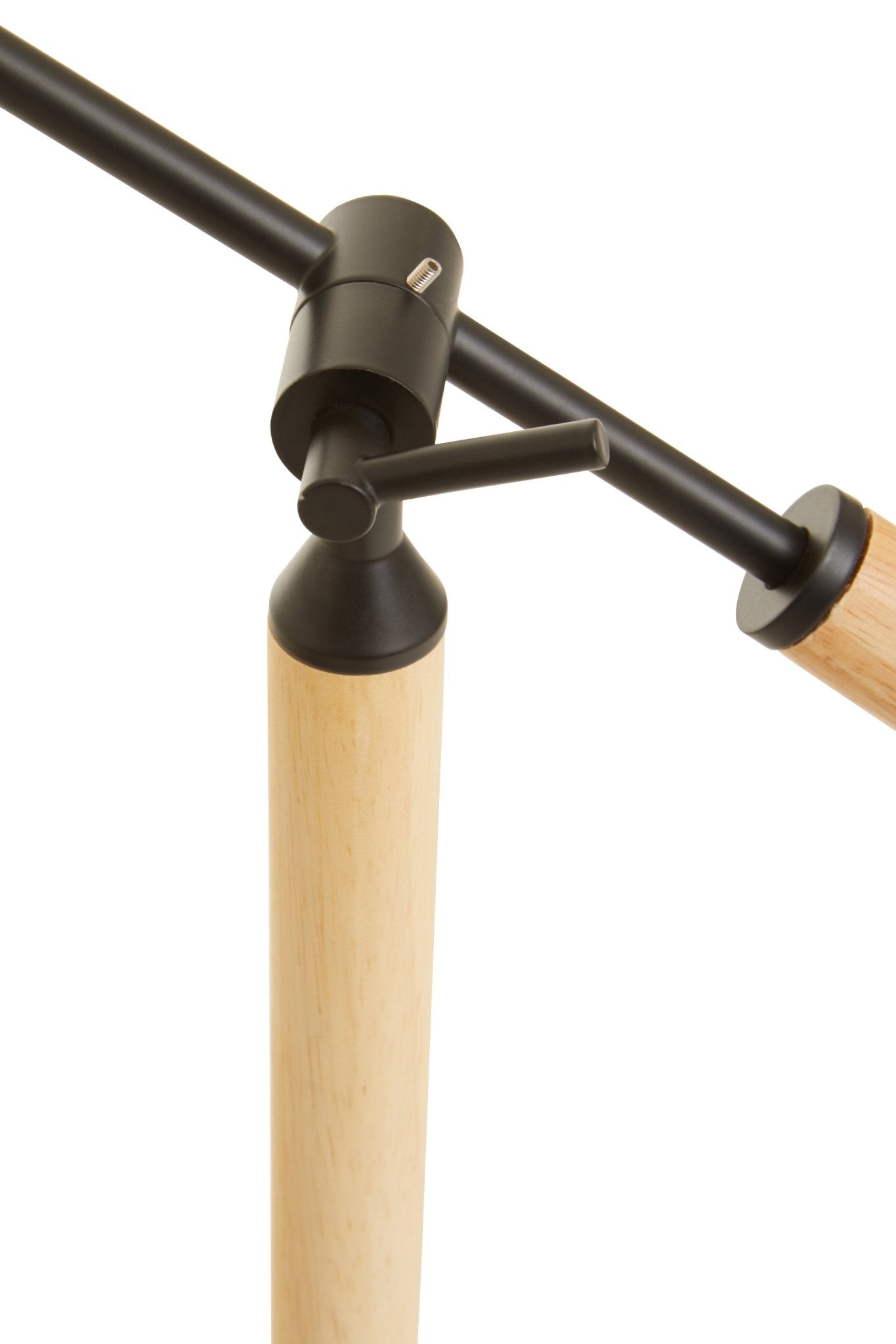 Pelle Matte Black Floor Lamp - Skandi London