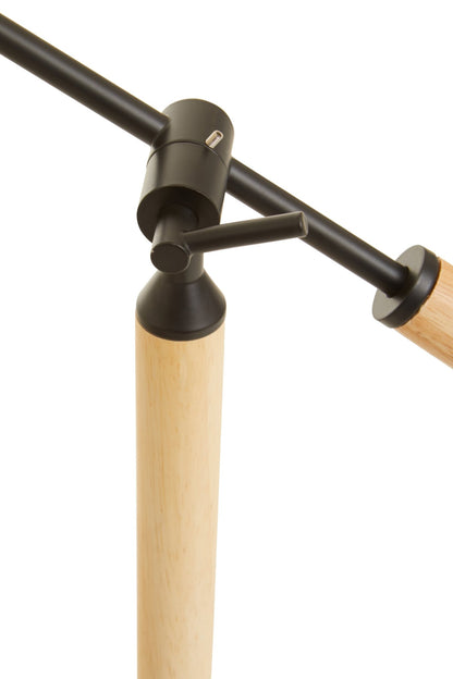 Pelle Matte Black Floor Lamp - Skandi London