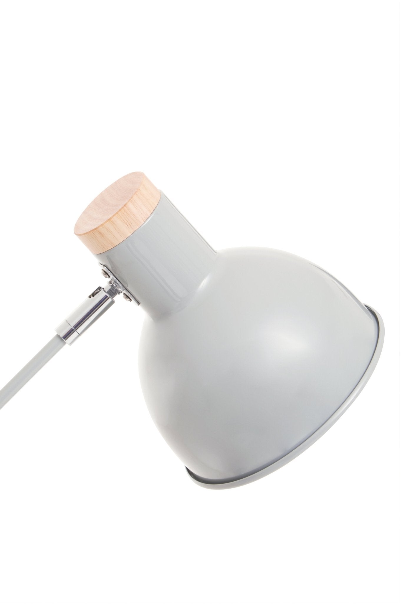Pelle Matte Grey Floor Lamp - Skandi London