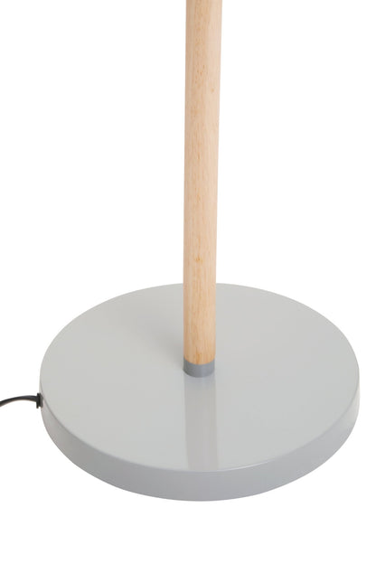 Pelle Matte Grey Floor Lamp - Skandi London