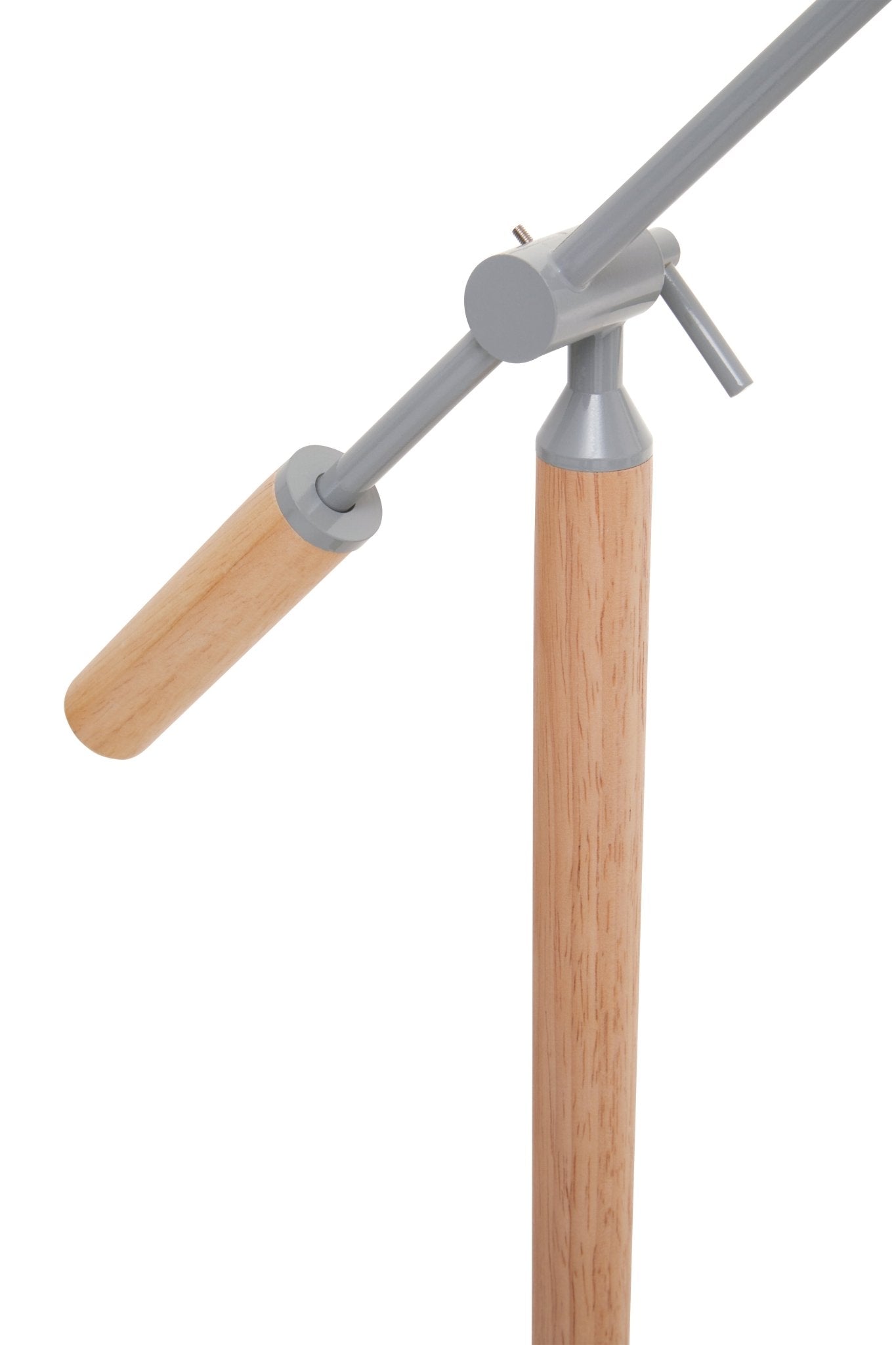 Pelle Matte Grey Floor Lamp - Skandi London
