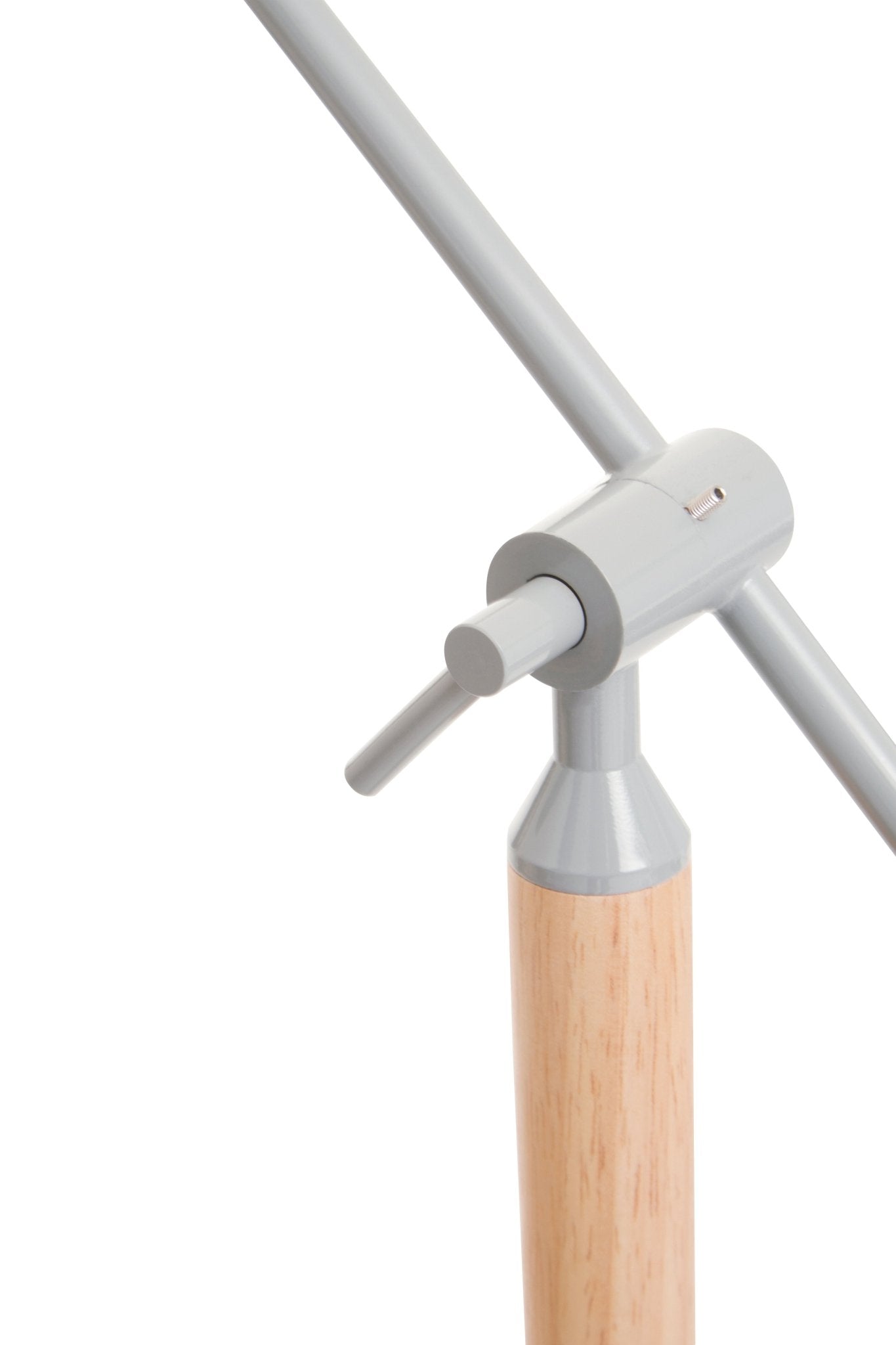 Pelle Matte Grey Floor Lamp - Skandi London