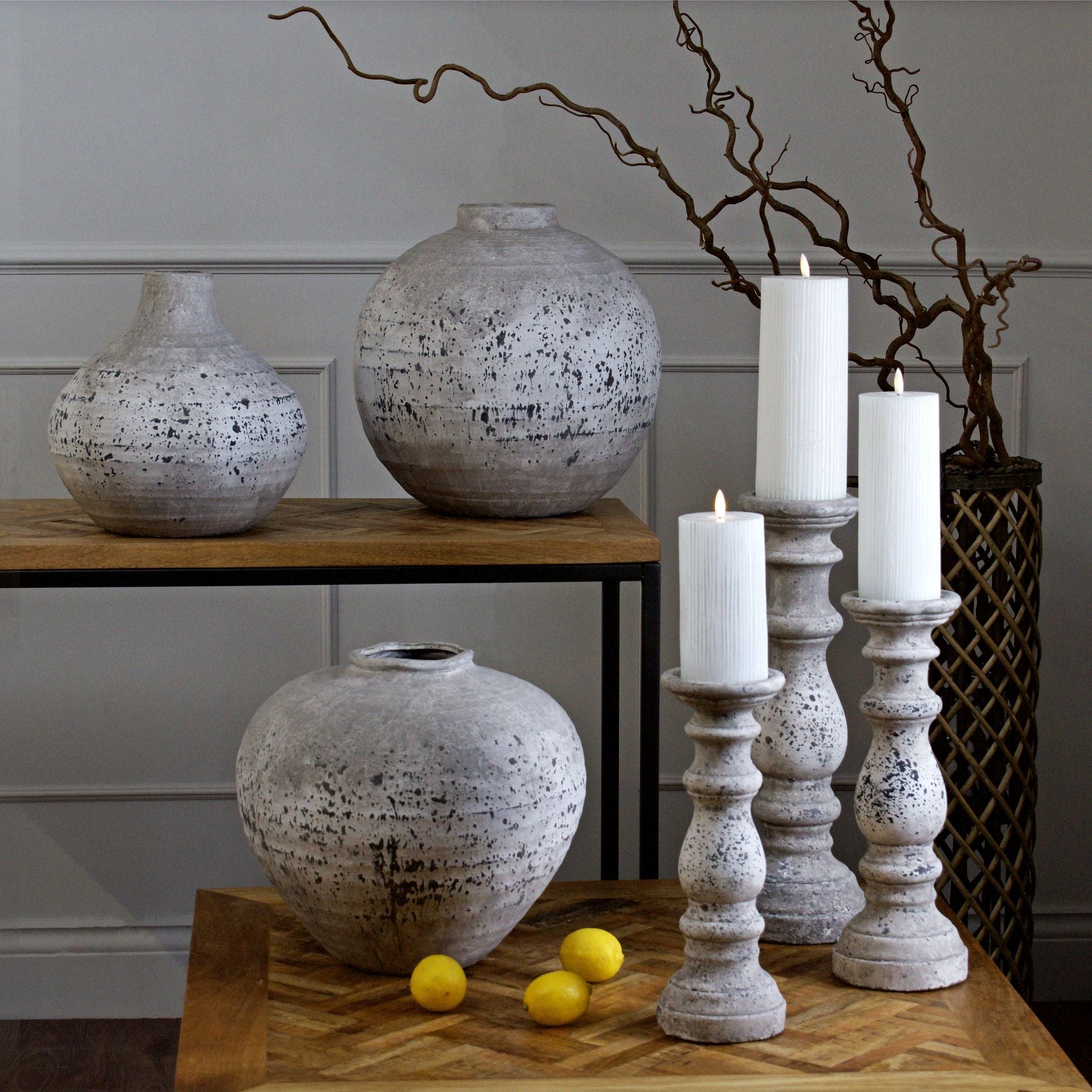 Lyngdal Large Stone Vase - Skandi London