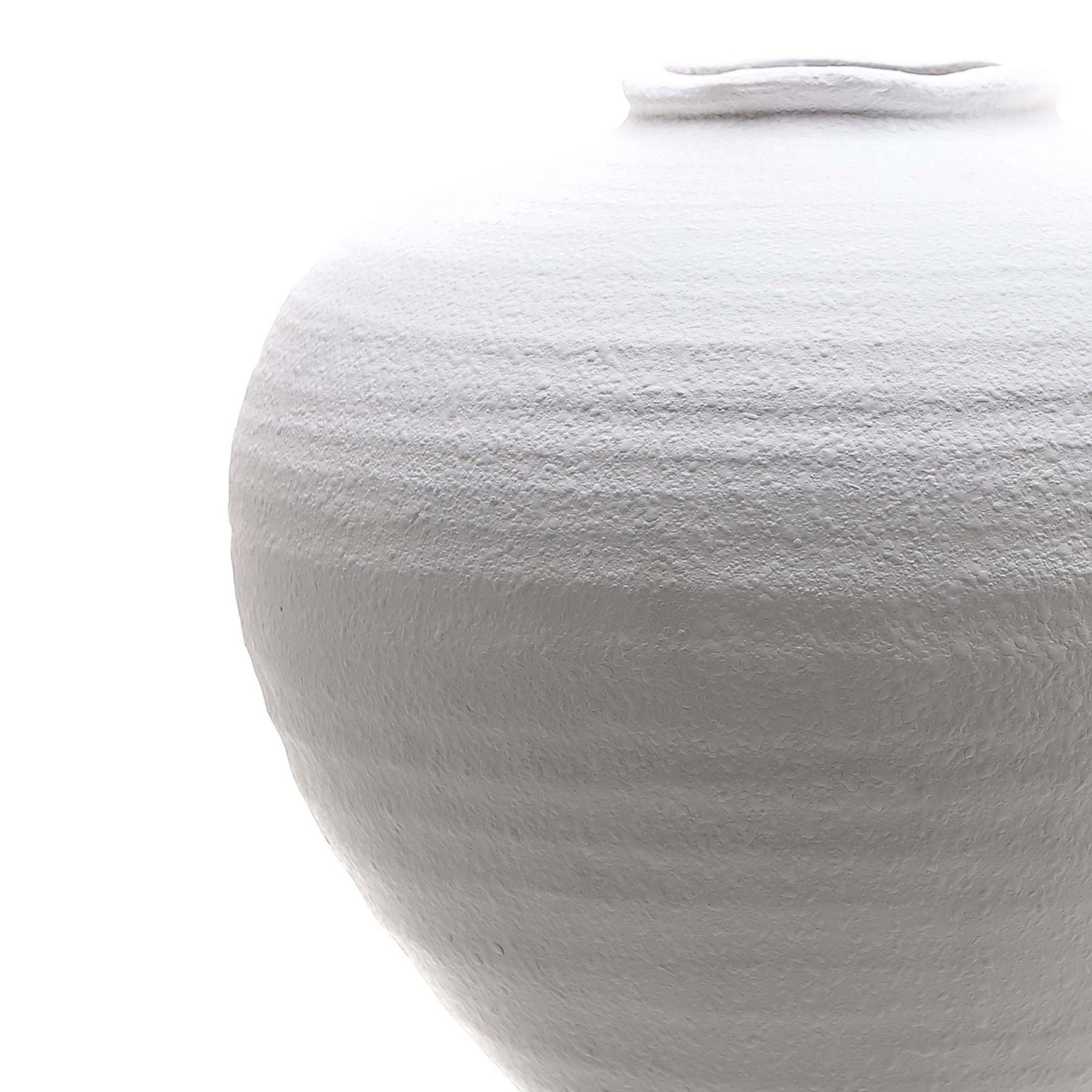Kvinesdal Matt White Ceramic Vase - Skandi London