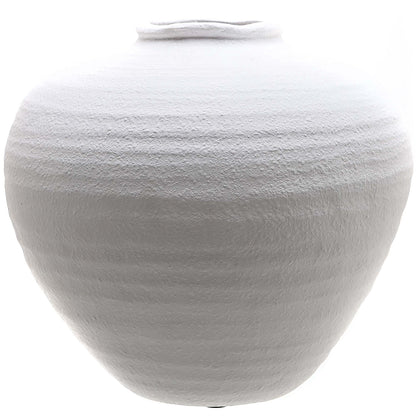 Kvinesdal Matt White Ceramic Vase - Skandi London