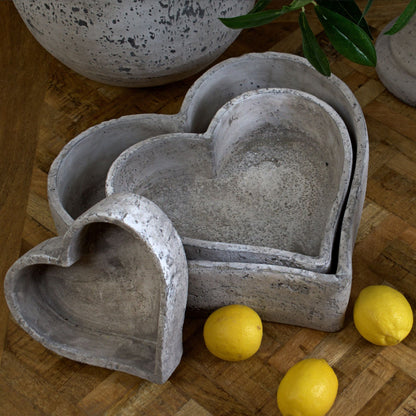 Skandi London Set Of Three Large Stone Ceramic Dishes - Skandi London