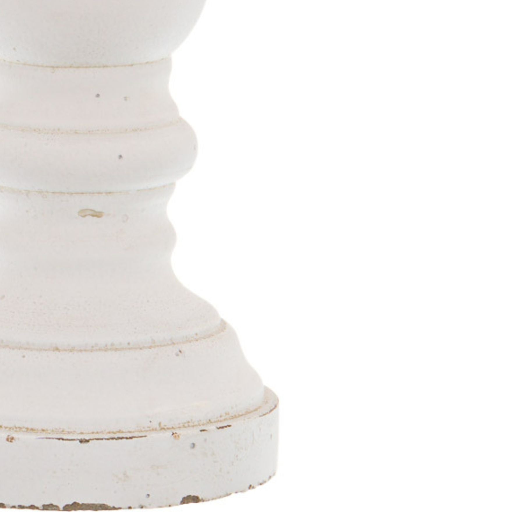 Skandi London Matt White Ceramic Column Candle Holder - Skandi London