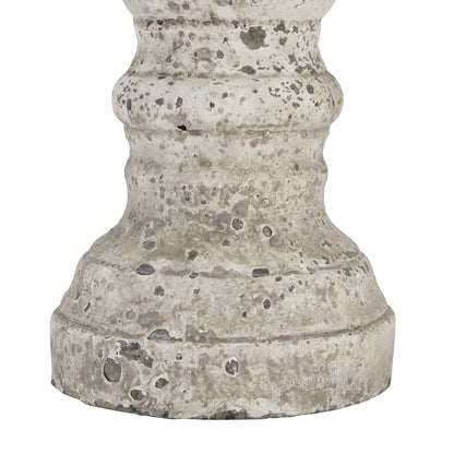 Skandi London Large Stone Ceramic Column Candle Holder - Skandi London