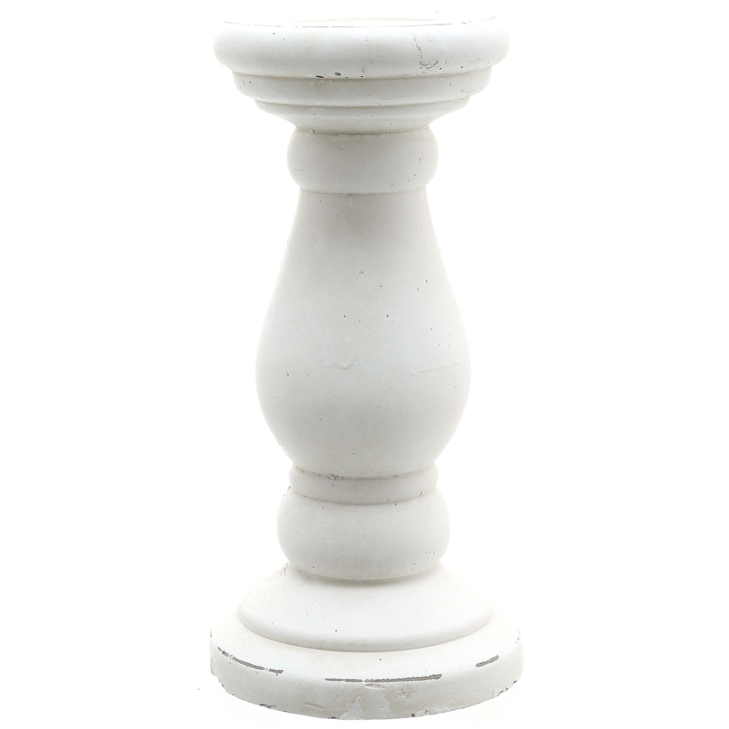 Skandi London Matt White Ceramic Candle Holder - Skandi London
