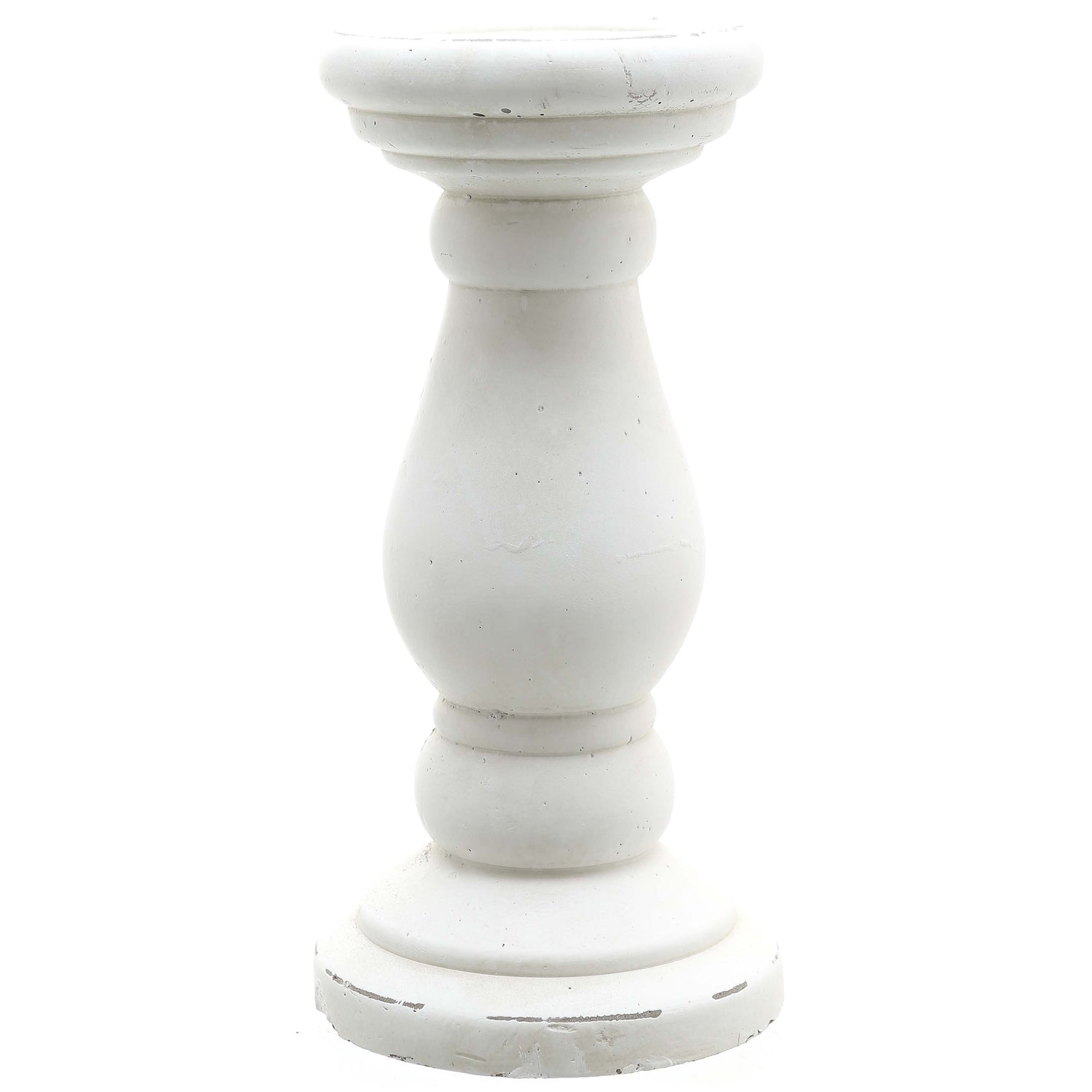 Skandi London Matt White Ceramic Candle Holder - Skandi London