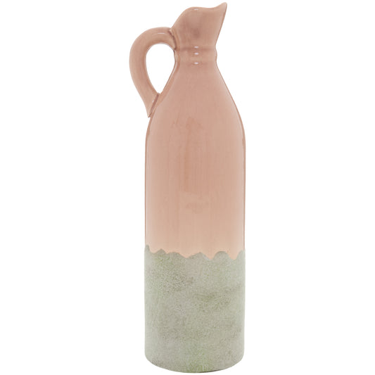 Mandal Tall Blush Stoneware Jug - Skandi London