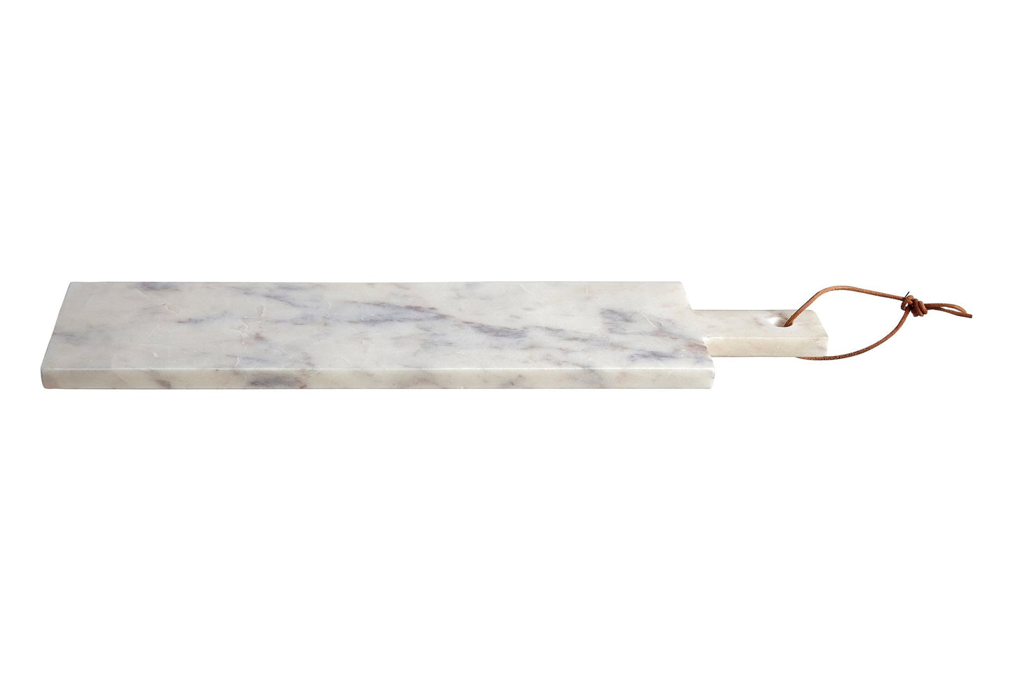 Johannes Medium White Marble Paddle Chopping And Serving Board - Skandi London