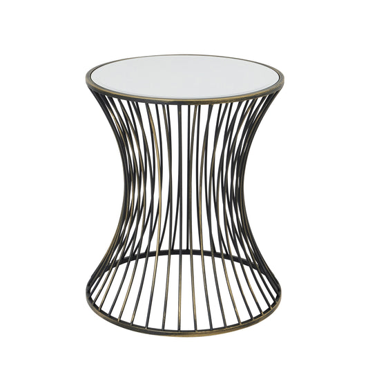 Hverager Mirrored Side Table - Skandi London