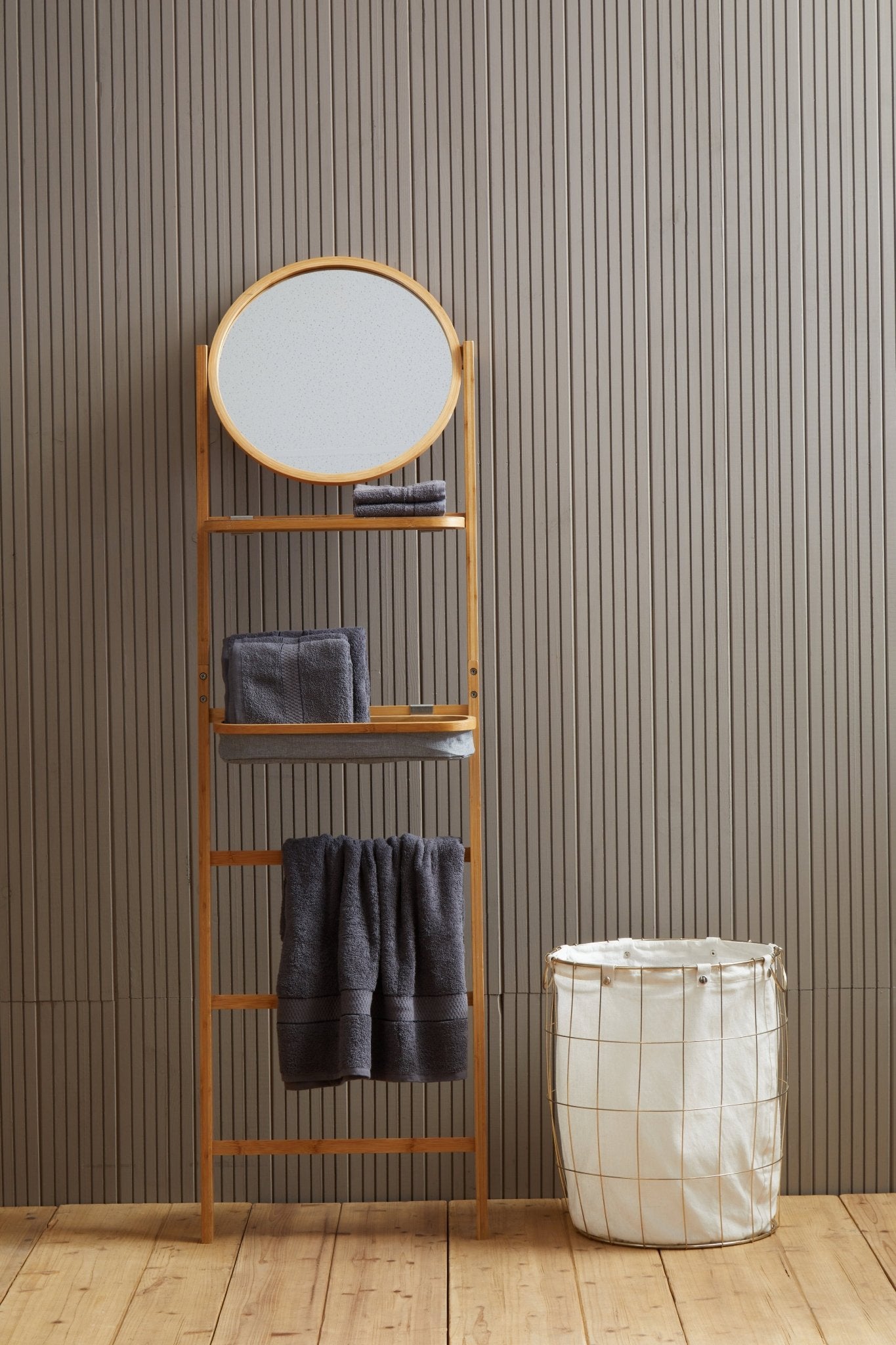 Quimby 6Pc Charcoal Towel Set - Skandi London